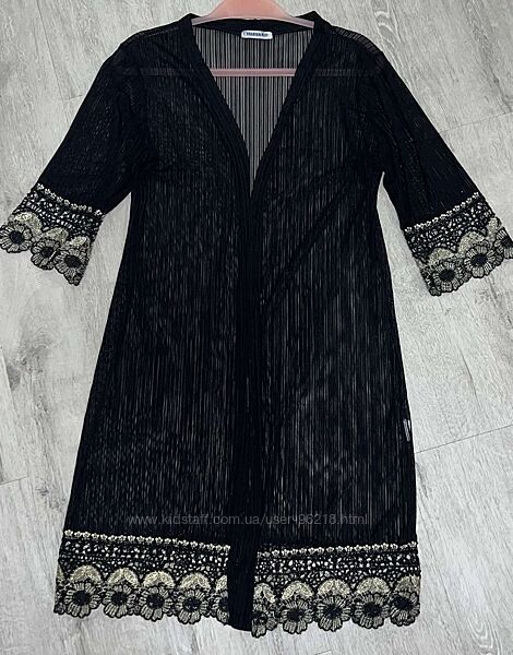 Туніка пляжна сетка сукня накидка розмір s-m