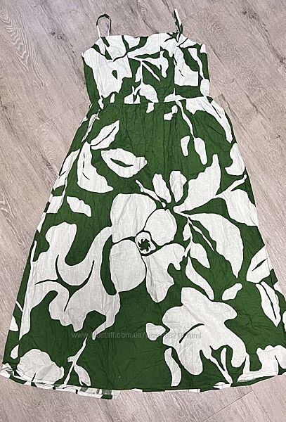 сукня сарафан H&M на розмір хс-с, льон віскоза