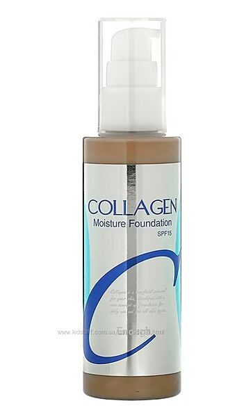 Enough, колаген, зволожувальна тон. основа, SPF 15, відтінок 21, 100 мл