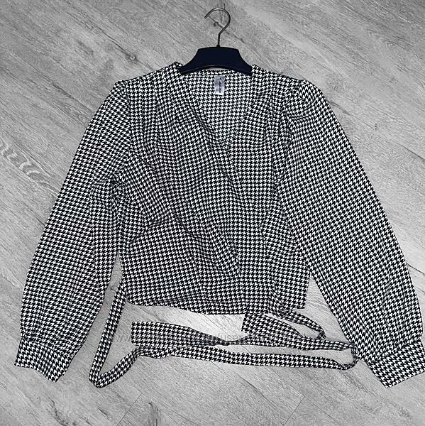 топ кофта блузка гусяча лапка розмір М