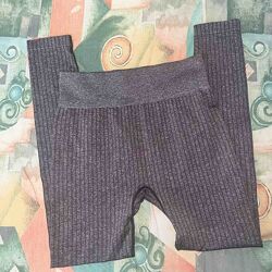 лосіни в рубчик, треніки легінси йога розмір Л