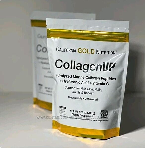 California Gold морской коллаген iHerb гиалуроновая кислота. Витамин С 464