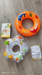 Коло для новонароджених плавальний круг комірець