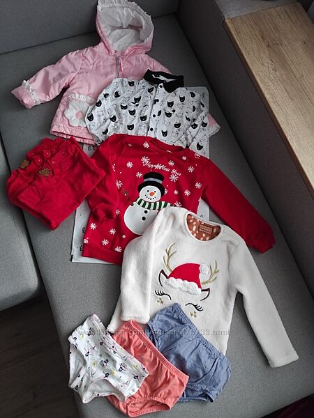 Футболки базові двійні куртка парка на флісі вітровка 12-24 міс рубашка тру