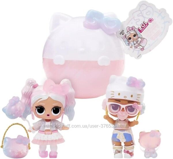 Кукла лол Китти LOL Surprise Crystal Cutie Hello Kitty оригинал китти