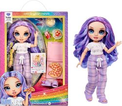 Кукла Rainbow High Jr PJ Party Violet Рейнбоу Хай Виолетта пижамная 