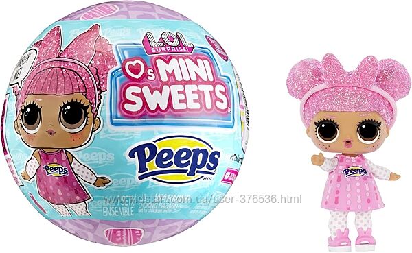 Кукла LOL Loves Mini Sweets Peeps Cute Bunny лол мини Свитс Кролик лялька