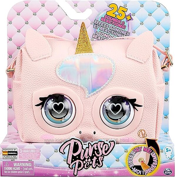 Інтерактивна сумочка Purse Pets Гламікорн єдиноріг Glamicorn Unicorn