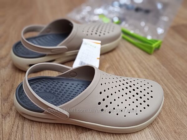 Чоловічі сабо Crocs InMotion Taupe 46-47 M12 мужские оригінал америка 20996