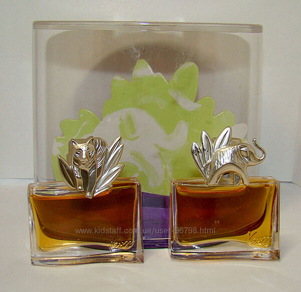 Набір мініатюр Jungle Le Tigre, Jungle Elephant Kenzo. Оригінали. Вінтаж.