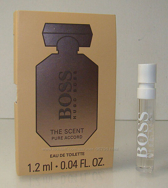 Пробник Hugo Boss The Scent Pure Accord for Her. Оригінал.