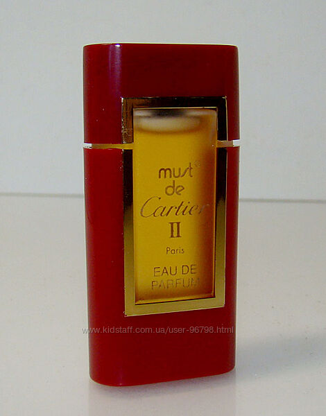 Мініатюра Cartier Must II de Cartier edp. Оригінал. Вінтаж.