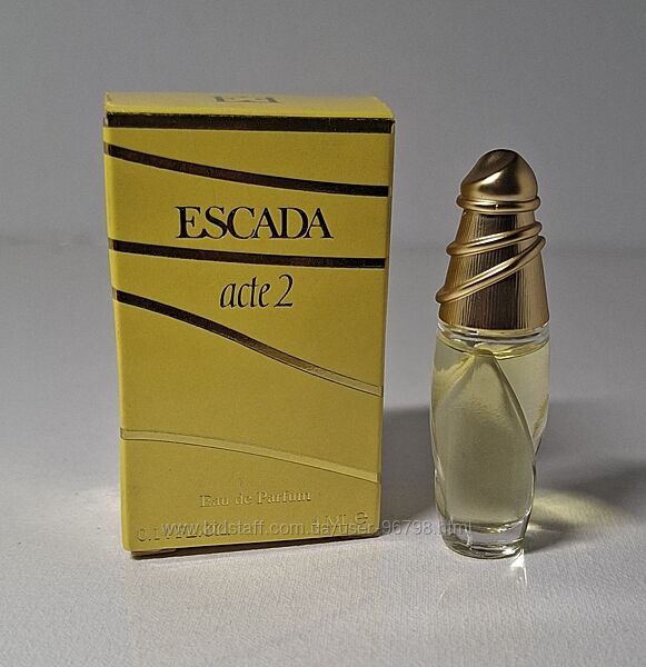 Мініатюра Escada Acte 2 edp, 4мл. Оригінал. Вінтаж