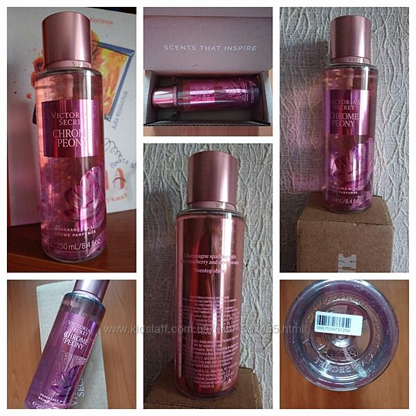 Лімітована колекція Chrome Peony Body Mist Вікторії Сікрет, 250мл, оригінал