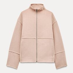 Zara куртка шерстяная, пальто
