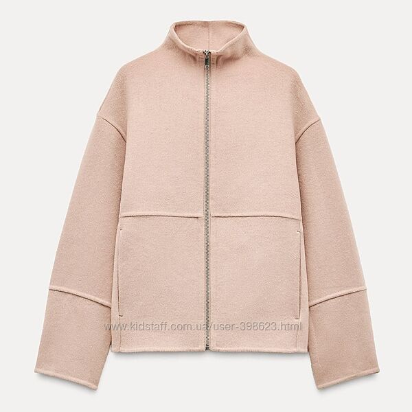 Zara куртка шерстяная, пальто