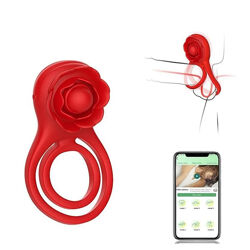 Виброкольцо Rose Lock Ring App