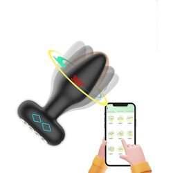 Анальная пробка с ротацией Little Gems app