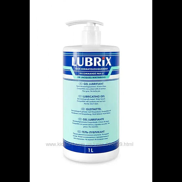 Лубрикант на водной основе Lubrix 1 л без парабенов