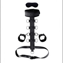 Нейлоновый БДСМ бондаж  маска