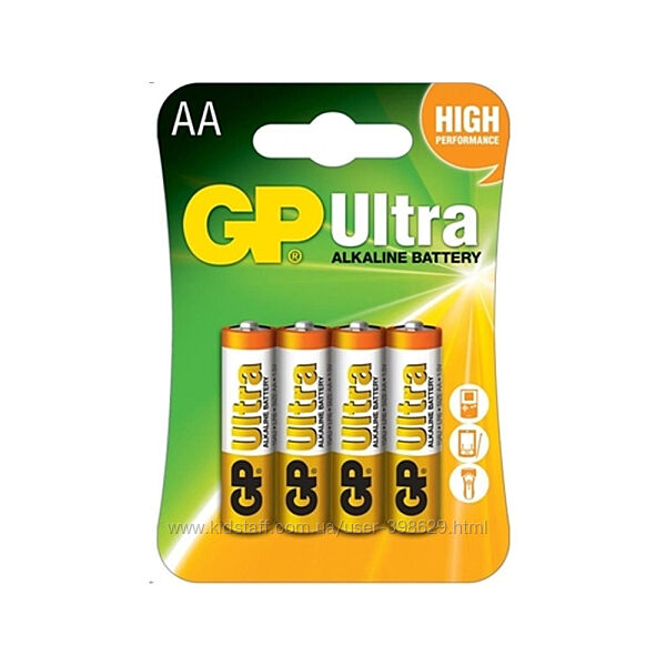Батарейка щелочная GP Ultra Alkaline LR6 AA