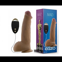 Вибратор на присоске EGZO Ciberskin DVR002  20,5 см х 5 см