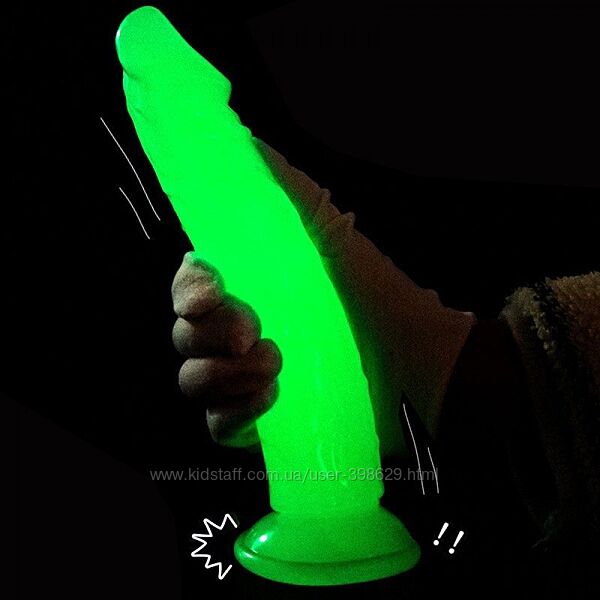 Фаллоимитатор GlowDildo Deep Light XL
