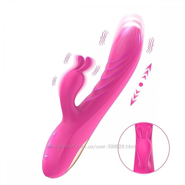 Вибратор с движением VelvetWave Twist