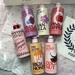Новинки Косметика PINK -разнообразие ароматов лосьонов, гелей, скрабов