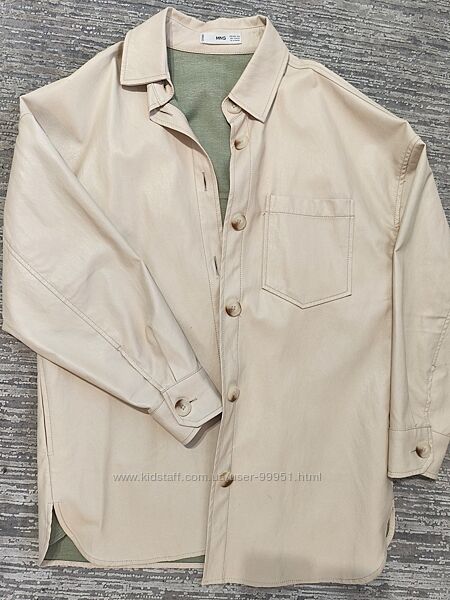 Шкіряна рубашка Mango жіноча Хс-С 