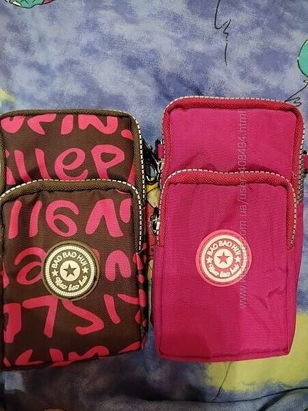 Сумка з довгою ручкою для телефону різні