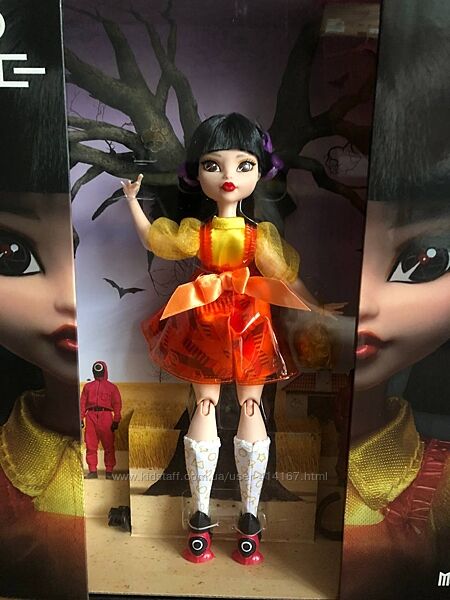 кукла Monster High Skullector Squid Game Young-Hee