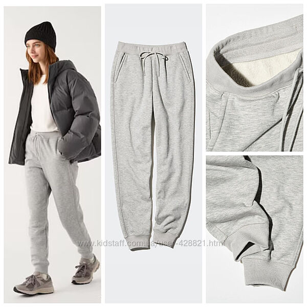 Зимові джогери на хутрі Uniqlo HEATTECH. Оригінал. Нові. М