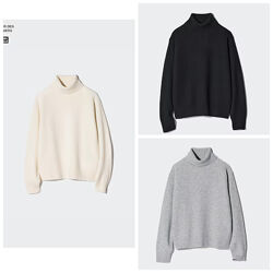 Светр Uniqlo 100 premium wool. Оригінал. Нові. С, М