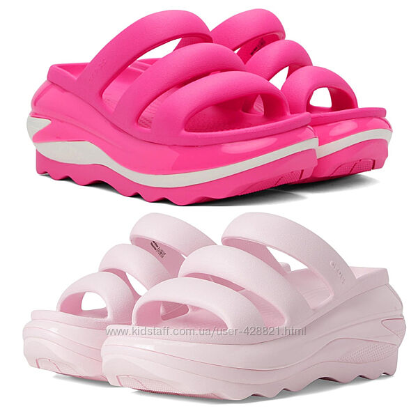 Шльопки на платформі Crocs Mega Crush. Оригінал. Нові. W7, W8, W9 
