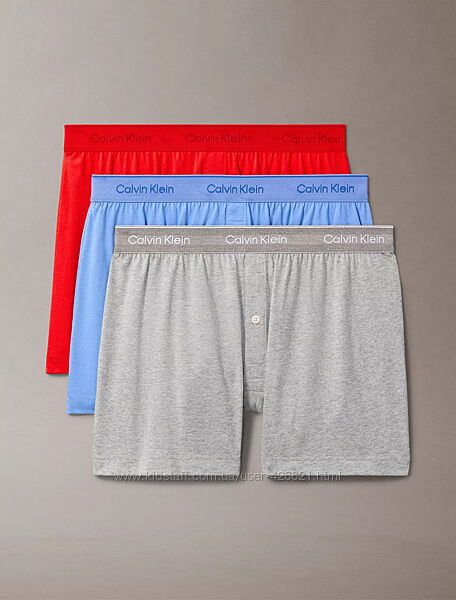 Набір чоловічих трикотажних трусів Calvin Klein. Оригінал. Новий. М, Л, ХЛ