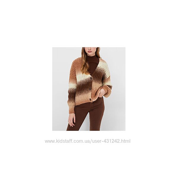 s-m р теплый мягкий кардиган h&m