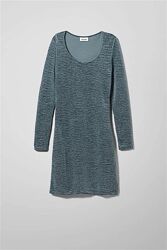 Стильна сукня з жатого оксамиту WEEKDAY Cindy, S