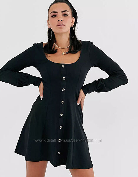 Стильна сукня з довгими рукавами Asos Design, M