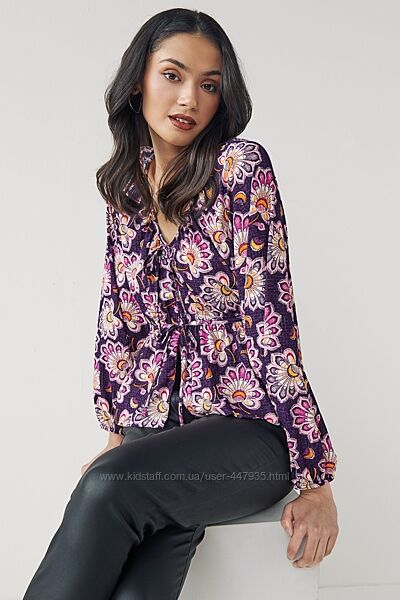 Стильна блузка Next у квітковий принт, XS