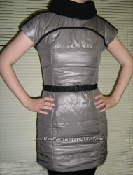 Платье утепленное, размер XS-S, стильная осень, НОВОЕ