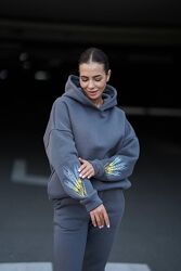 Стильний костюм тринитка на флісі Туреччина не кошлатиться різні кольори 