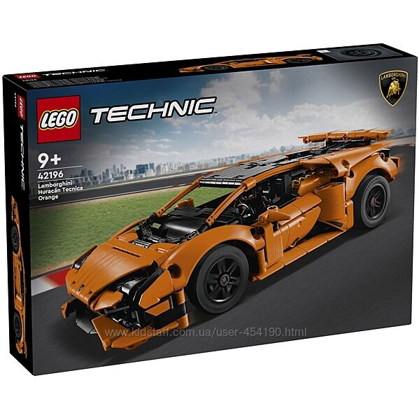Конструктор LEGO Technic 42196 Lamborghini Huracan Tecnica Orange 