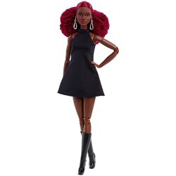 Кукла Барби Базовая Высокая темнокожая рыжые волосы Barbie Basics JBH75