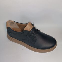 Туфлі з натуральної матової шкіри