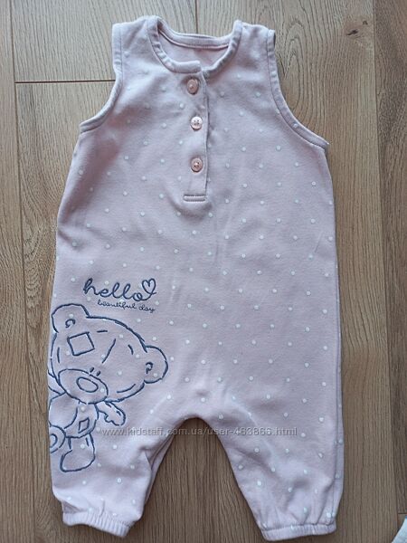Next baby комбінезон для дівчинки рожевого кольору від народження до 3 міся