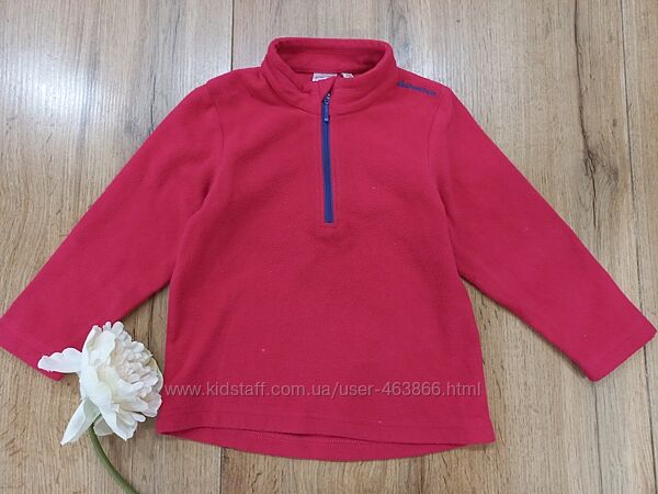 Quechua тепла флісова кофта для дівчинки 98-104 4 роки  