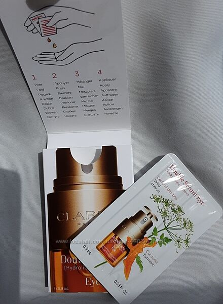 Сlarins double serum eye 7 шт по 0,9 мл для очей