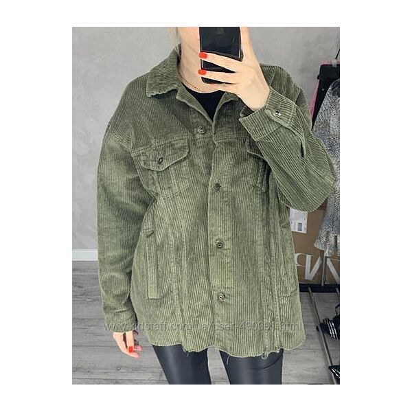 вельветова куртка сорочка FB Sister розмір XS оверсайз