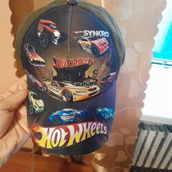 Кепка бейсболка мальчику 7-9 лет с машинками hot weels новая